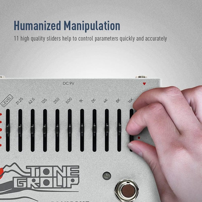 SONICAKE EQ Equalizer Guitar Effects Pedal Tone Group 10-Band - Image 4